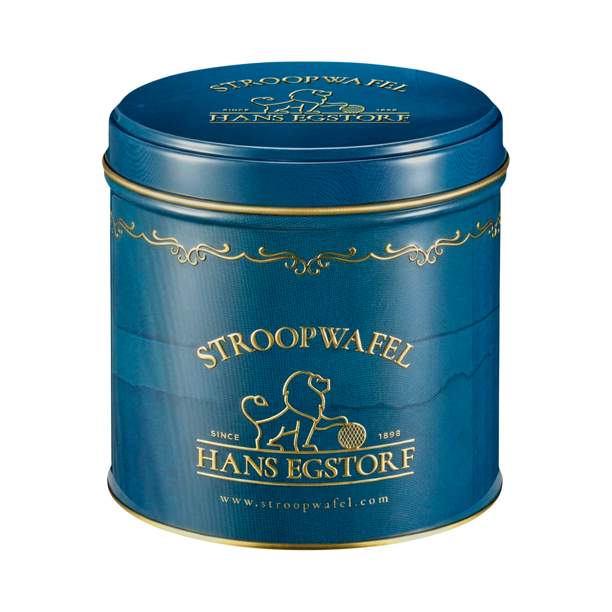 Personalised stroopwafel can - Blue