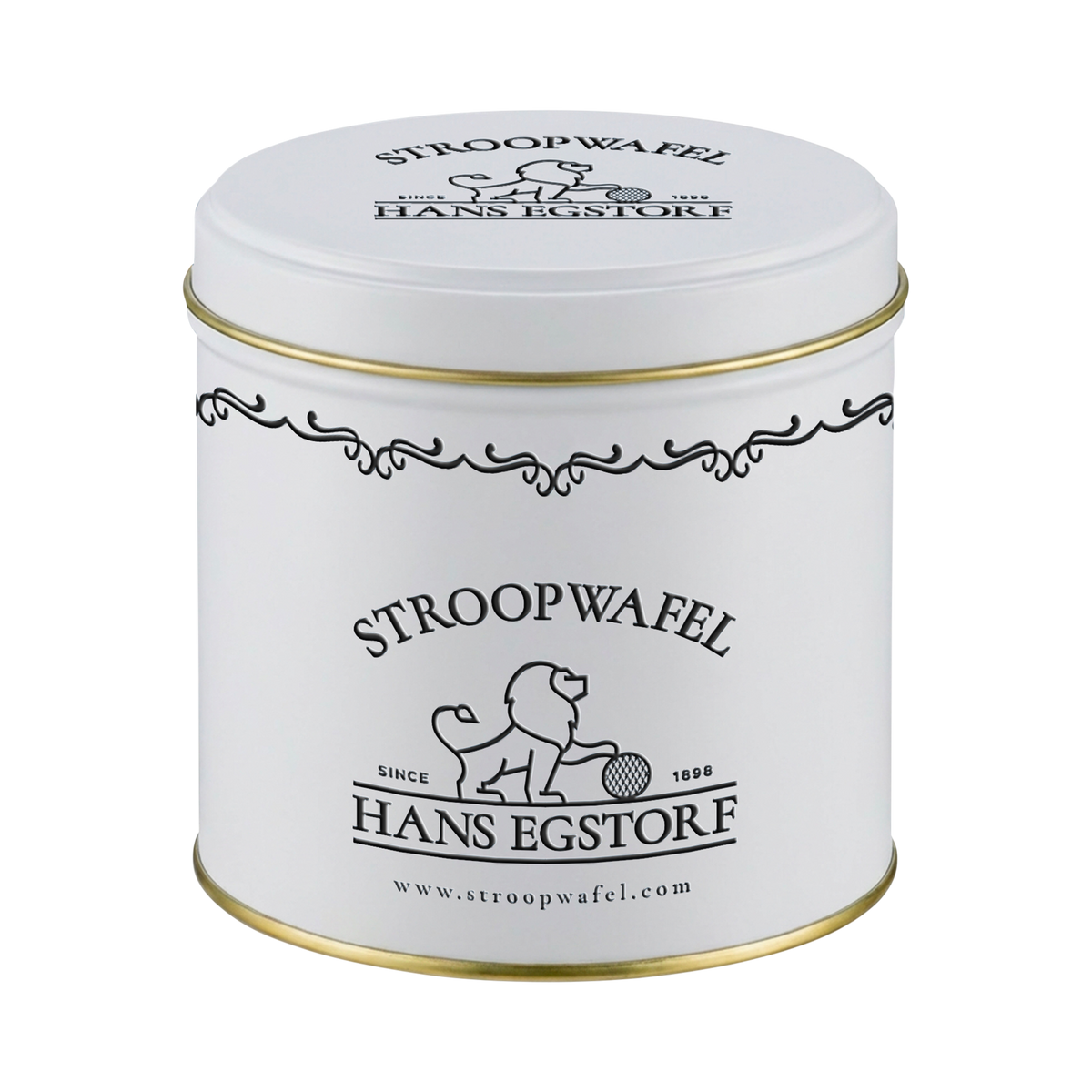 Personalised stroopwafel can - White