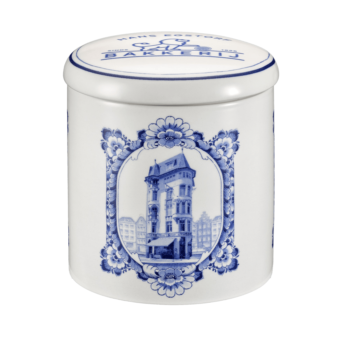 Personalised Delft Blue jar - Hans Egstorf